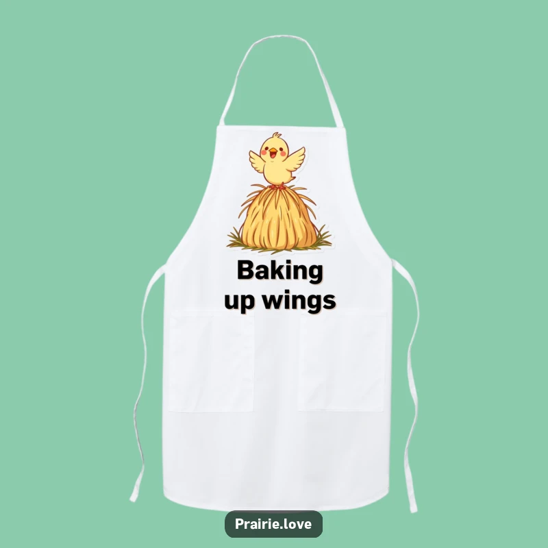Funny Bird Apron: Haystack Flight Chef Design, Hilarious Funny Gift