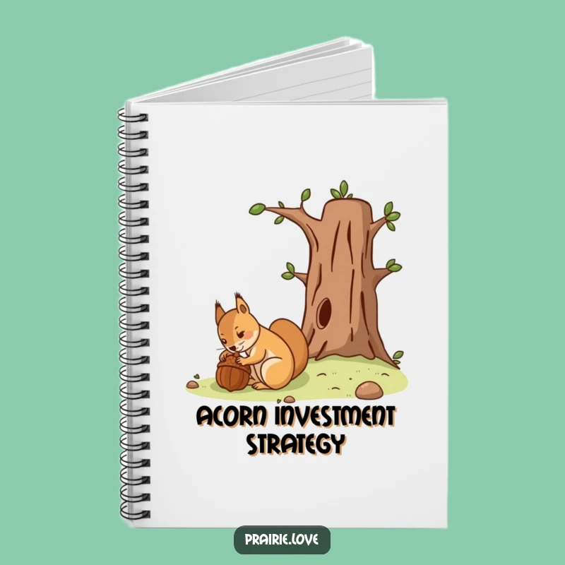 Funny Squirrel Acorn Notebook - Hilarious Journal for Planners