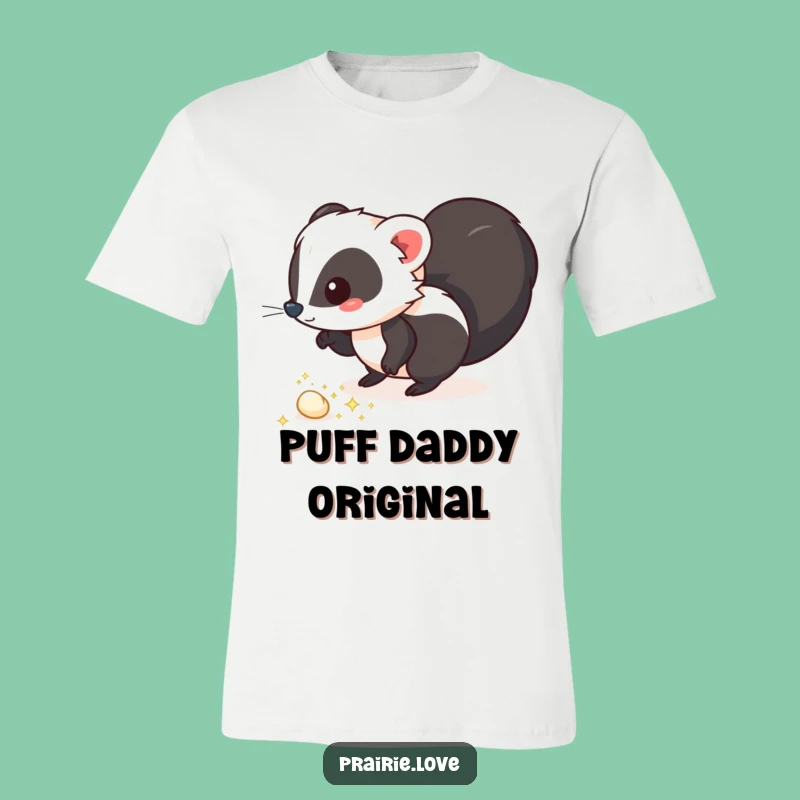 Funny Skunk Trail T-Shirt: Sparkling Puffs Tee, Perfect Funny Gift