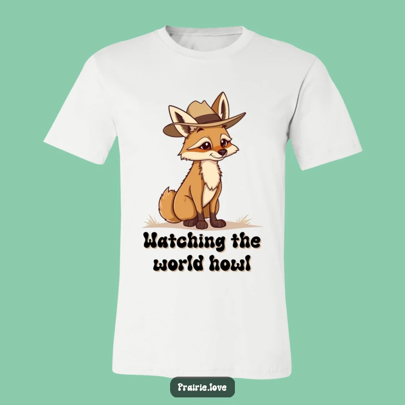 Funny Coyote T-Shirt: Determined Ranger Graphic Tee, Perfect Funny Explorer Gift